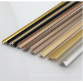 China gold T shape Metal Transition Strips for Flooring Tile Edging/Trim Strip